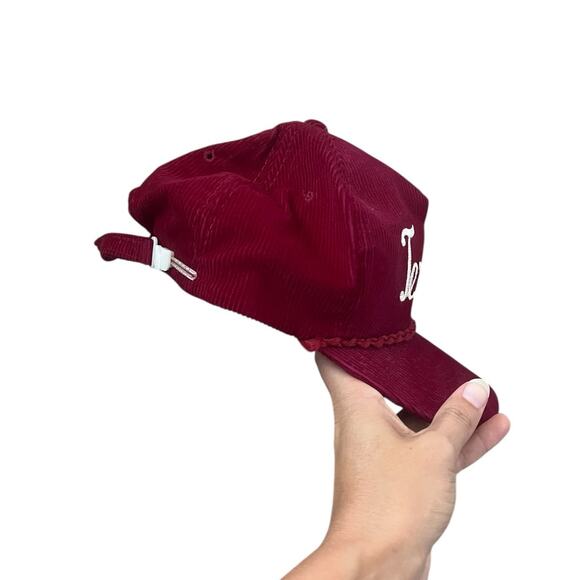 VTG Texas A&M University Aggies Snapback Hat Cap Maroon Moja Corduroy Rope - Picture 3 of 8